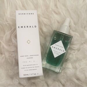 HERBIVORE EMERALD Hemp Seed + Adaptogens Calming Facial Oil*NWB